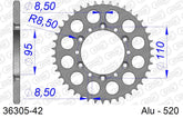 Corona AFAM 36305-42 in all. passo 520 APRILIA 280 CLIMBER 1994  -1996